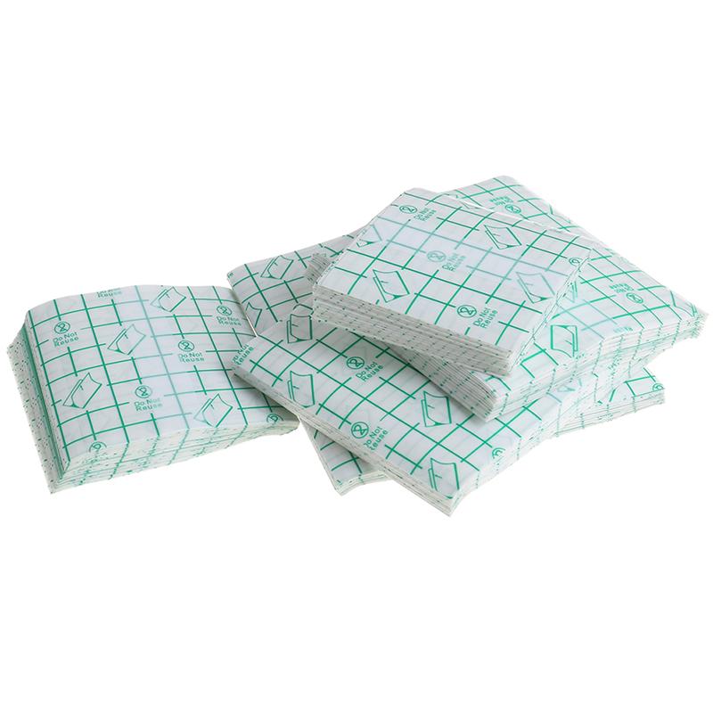 100Pcs Pu Bath Waterproof Adhesive Wound Dressing Medical Fixation Tape Bandage