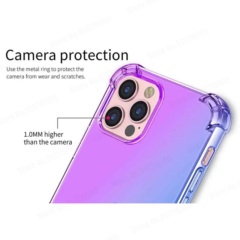 Чехол-ремешок для телефона с цепочкой из жемчуга через плечо для Xiaomi 14T Pro 14 CIVI 13T 14 13 Lite Ultra Redmi 14C Прозрачный градиентный противоударный силиконовый чехол