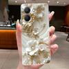 For Vivo Y27s Case V2322 Clear Aesthetic Fashion Butterfly Flowers Soft TPU Bumper For Vivo Y27 5G V2302 Phone Case Back Cover