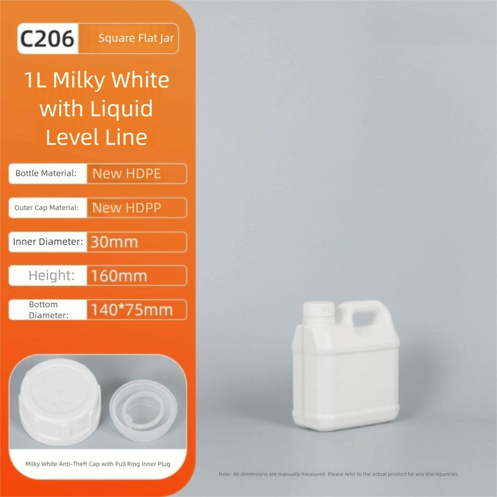 1/2/3/4/5/6/10 л Ведро из ПНД пищевого класса Канистра для масла Многоцелевая пластиковая герметичная бутылка Йогурт