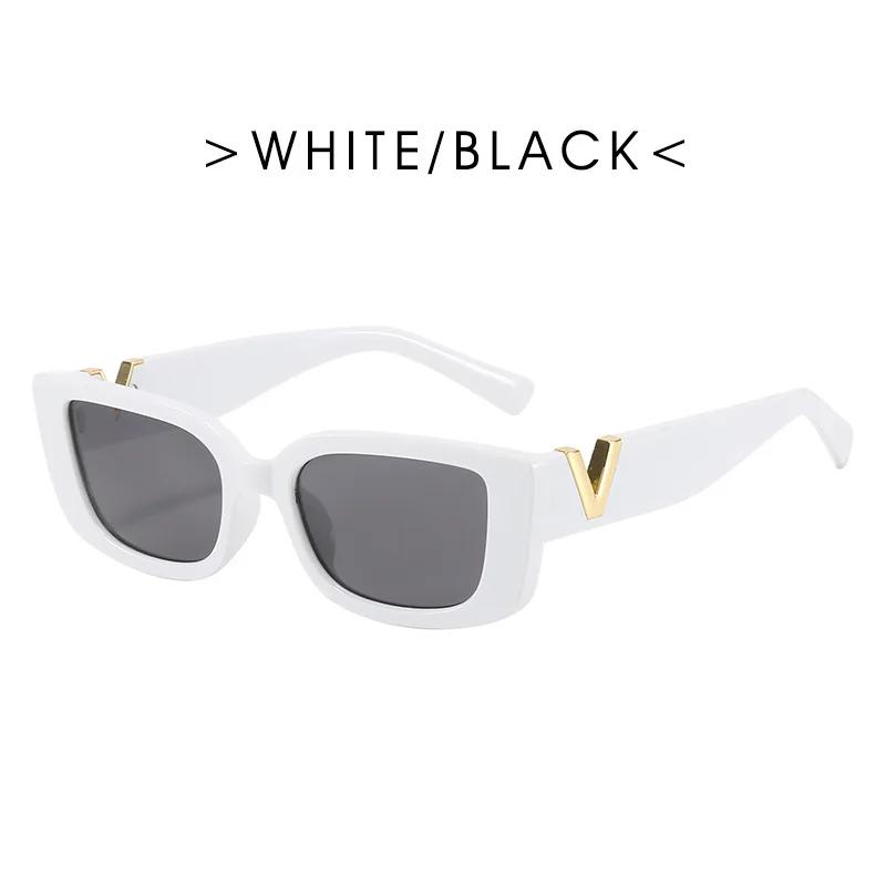 Retro Rectangle Sunglasses Women Brand Designer Vintage Small Frame Sun Glasses Ladies Classic Black Square