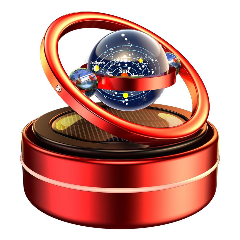 Освежитель воздуха для автомобиля на солнечных батареях, вращающийся диффузор для ароматерапии, диффузор эфирных масел для украшения автомобиля