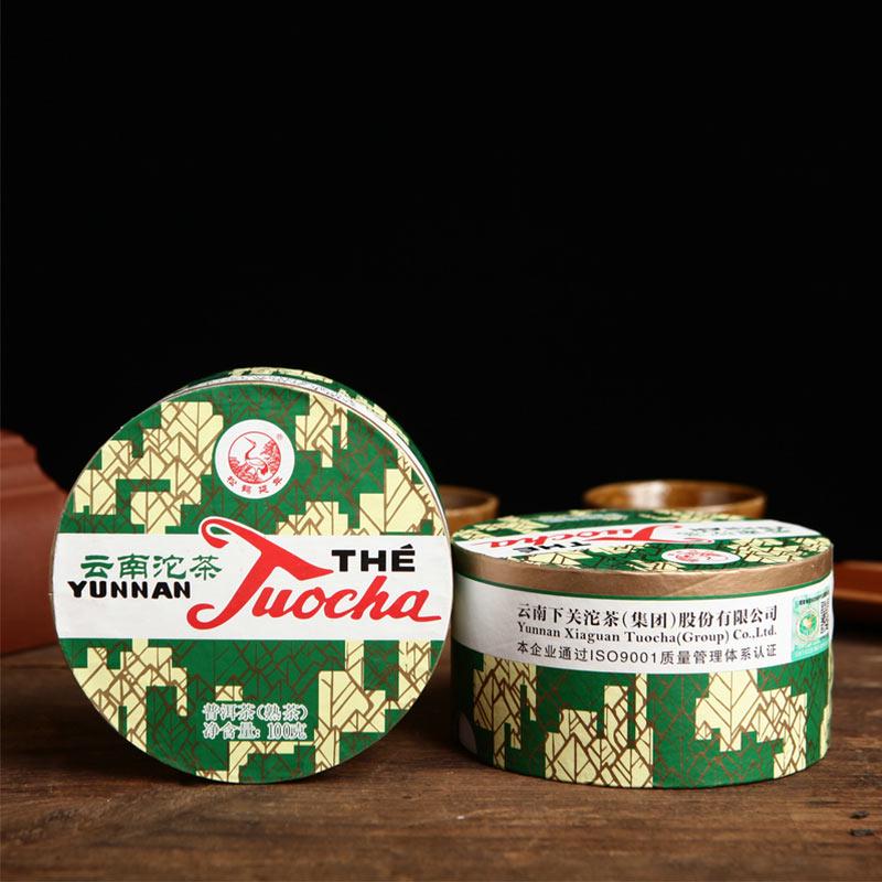 Спелый пуэр Ся Гуань Шу Туоча 2018 г. 100г