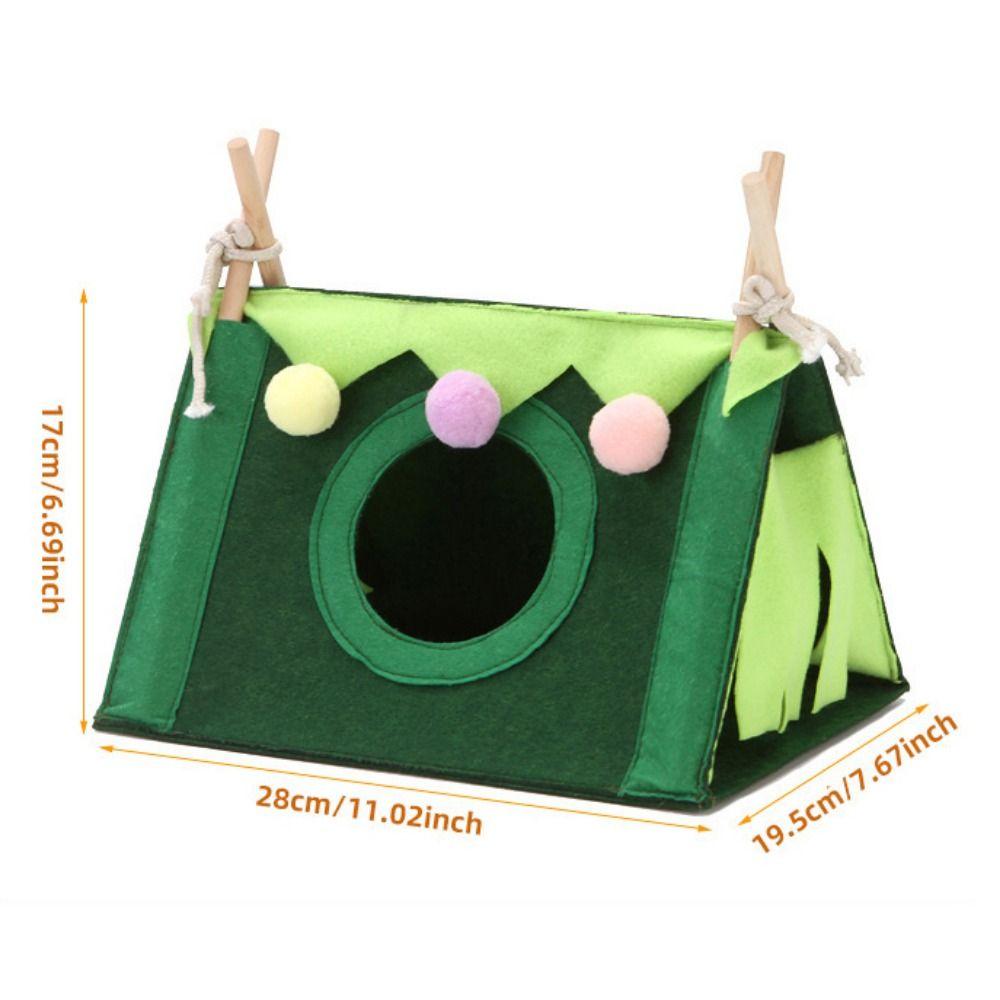 Аксессуары для свиней и домашних животных Фетровый треугольник Палатка для хомяков Планер для домашних животных Скрытый дом Гнездо для кролика Дом для хомяка