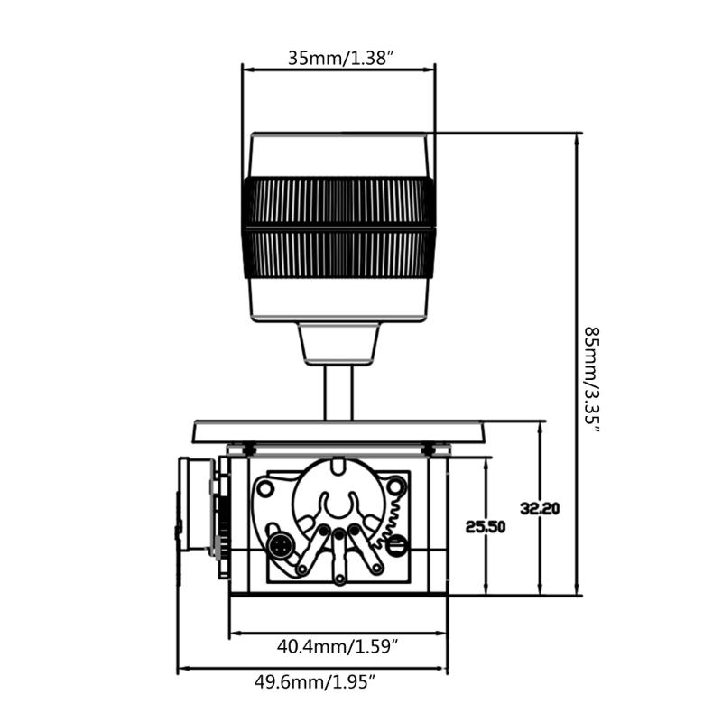 3-Axis Joystick Potentiometer ZY-D300B-R2/R4 5Kohm 3D Security Ballhead Control Machine Keyboards Monitor Rocker Switch