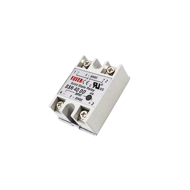Твердотельное реле SSR-10DD SSR-25DD SSR-40DD 10A 25A 40A Реле управления переменным током постоянного тока 3-32 В постоянного тока до 5-60 В постоянного тока SSR 10AA 25AA 40AA