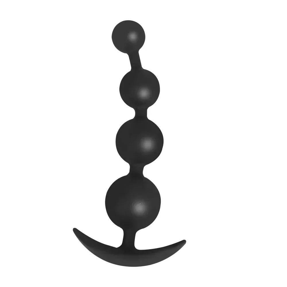 Очень длинные анальные бусы Анальная пробка Массаж простаты Большая пробка для ягодиц Вагинальные шарики Анальная стимуляция Шарик для вытягивания Дилдо Глубокая секс-игрушка