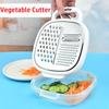 Многоцелевая овощерезка с крышкой, ланч-бокс из нержавеющей стали, измельчитель картофеля, огурцов, фруктов, терка, кухонные гаджеты