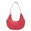 Niche Solid Color Design Bag Women's 2024 New Trendy Simple Personalized Underarm Crescent Bag Personalized Portable Shoulder Bag
