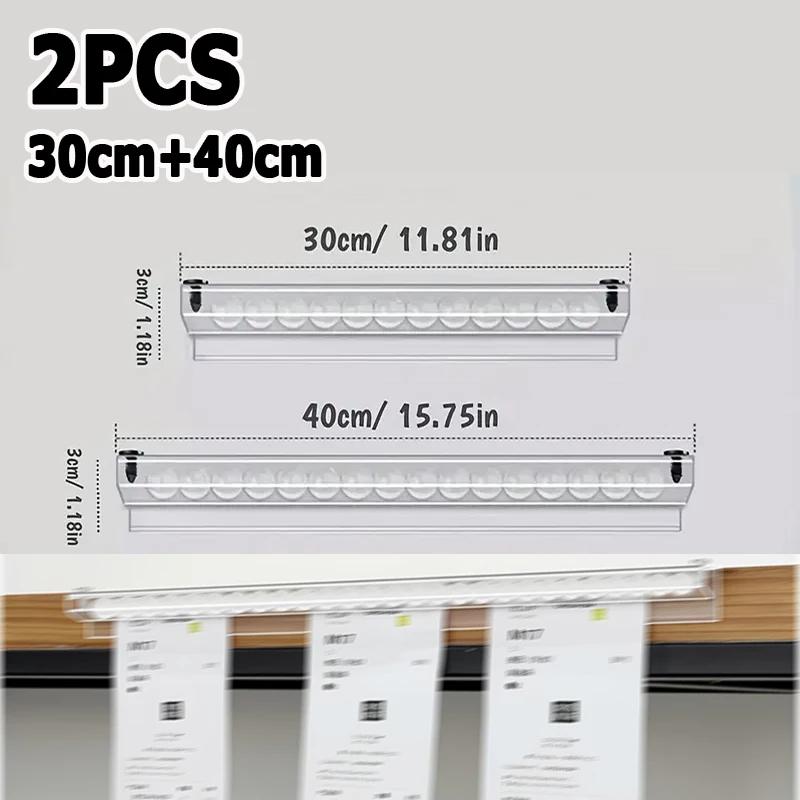 Xiaomi Transparent Wall-Mounted Takeout Receipt Holder - No Drilling Required, Ideal for Restaurants, Kitchens, Cafes Offices