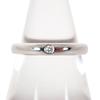 [Used] TIFFANY Pt950 Diamond Stacking Band Ring / Size 8 / G503-55