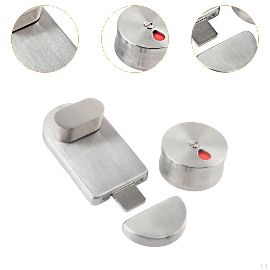 Замок двери ванной комнаты Засов Индикатор приватности туалета Свободно/занято Туалет для