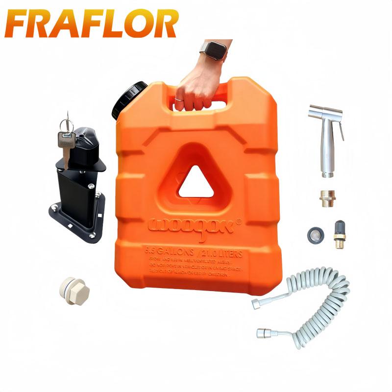 20 LiterS 21L Food Grade LLDPE Fresh Water Holding Tank for Truck Trailer RV Car Camping Drinking Water Bucket Water Storage Box