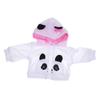 New Panda Cartoon Clothes Set Baby Clothes Girl and Boy Newborn 18 Inch Reborn Dolls Baby Clothes Girl Doll Accessories