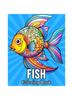 Книга Fish Coloring Book : 50 Cute Images for Stress Relief and Relaxation