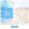 Trendy White Flower Temporary Tattoo Stickers for Face & Arm