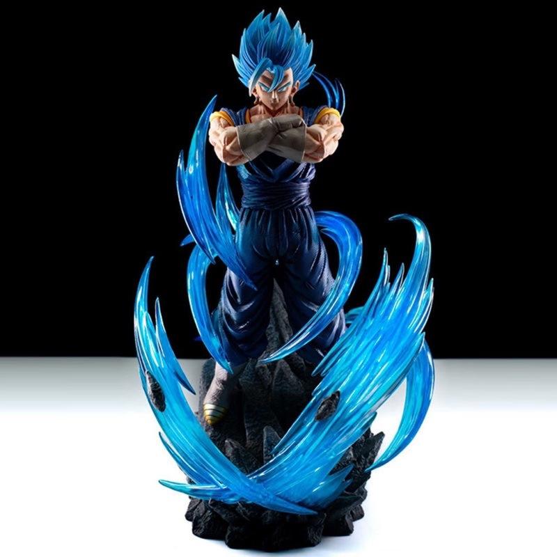 33 см Dragon Ball Веджетто Супер Сайян Синий Стоящая Аниме Фигурка Модель Статуэтка Коллекция для Мальчиков Настольное Украшение Орнамент Игрушки