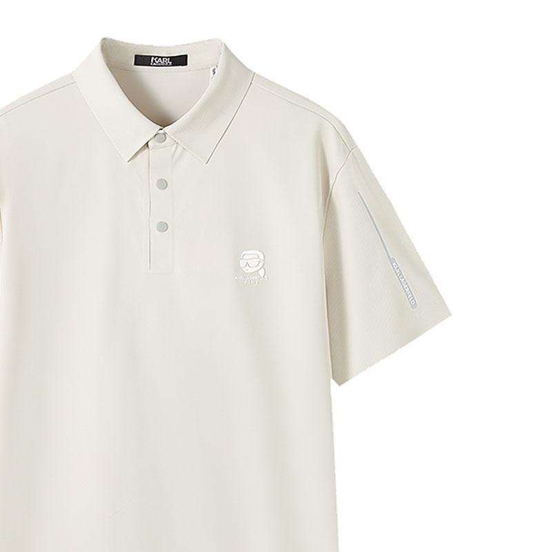 KARL LAGERFELD Polo Shirt Men's Khaki M22O2005-