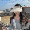 Летние дышащие солнцезащитные шляпы для женщин, регулируемый козырек с защитой от УФ, модная кепка-солнцезащита для активного отдыха на природе