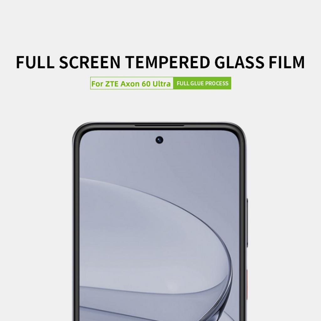 PINWUYO JK Series-2 for ZTE Axon 60 Ultra Screen Protector HD Clear High Aluminum-Silicon Glass Film
