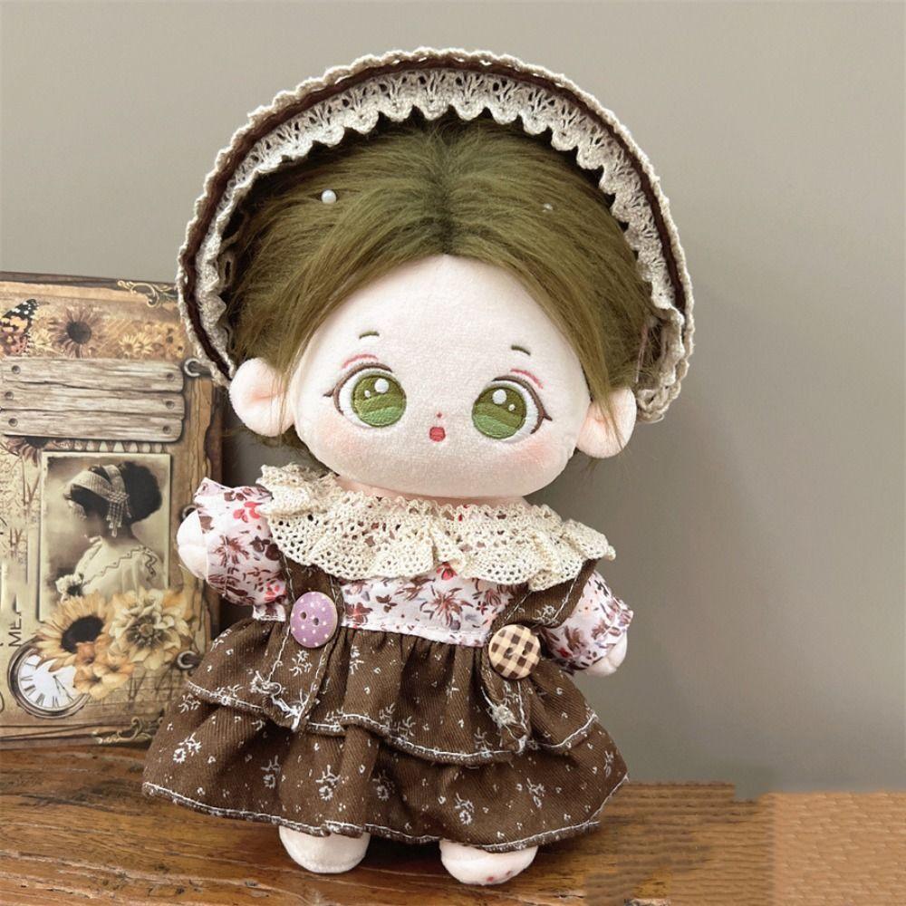 Academic Style 20cm Cotton Doll Dress Princess Skirt Plush Doll Clothes Doll Accessories
