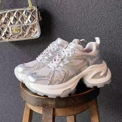 Grape Mom Studiolee легкие кроссовки дышащая сетка толстая подошва увеличивающие рост папины кроссовки женские новые модели в 2025 году