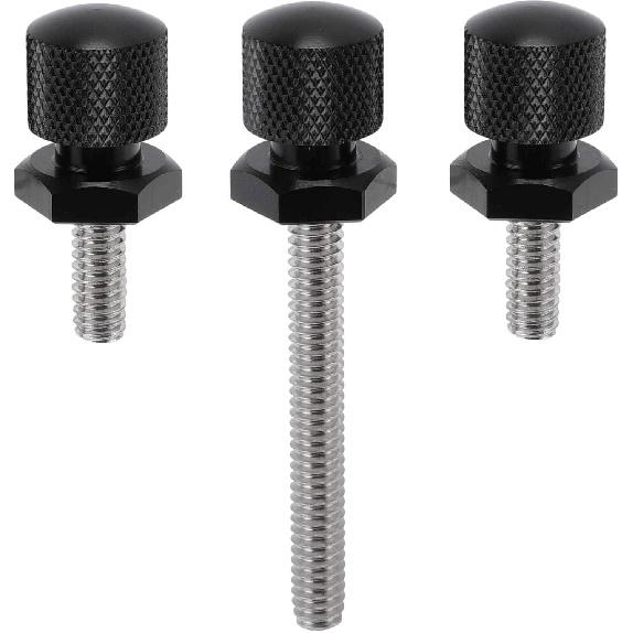 Windshield Bolts for Harley Davidson Touring Street Glide/Street Glide Specials 14-24 1 Pc Long Bolt 2 Pcs Short Bolts Aluminum Alloy Black