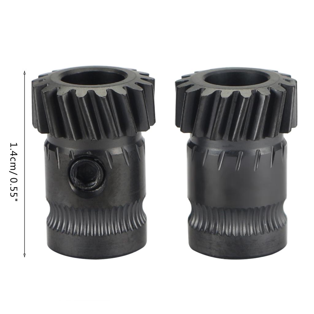 Винтовая шестерня, высокопрочная штампованная сталь, шестерни, обновленные детали 3D-принтера для мини-экструдера V1 V2 с двойной шестерней Sherpa