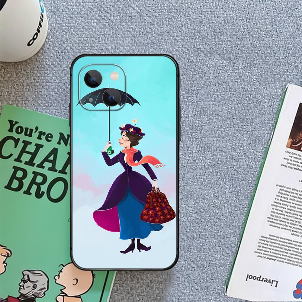 Чехол для телефона Mary Poppins Lady Witch для iPhone Xiaomi Mi Samsung Galaxy Redmi Note AS 11 12 13 14 15 22 23 24 5G Pro Plus Max Fe Ultra