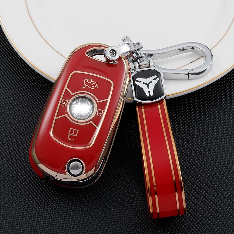 Buick Verano/Excelle Pro Key Cover 2018/2020: Protective Shell with Keychain for Men & Women