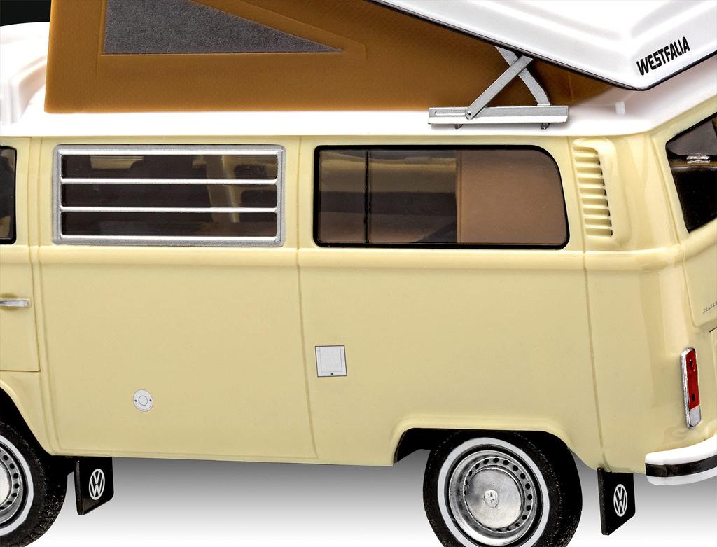 German Revell VW T2 Camper Plastic Model 07676 1/24