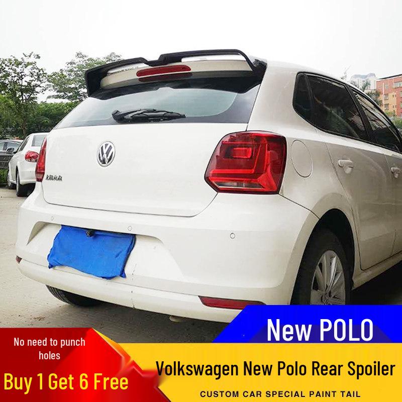 Совместимый задний спойлер для моделей Polo 06-21: 19 Модификация заднего спойлера Polo без сверления