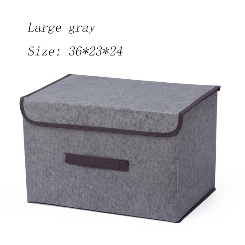 1Pc Clothing Storage and Organization Sundries Organizer for Underwear Dustproof Non-woven Multi-function Foldable Box Home