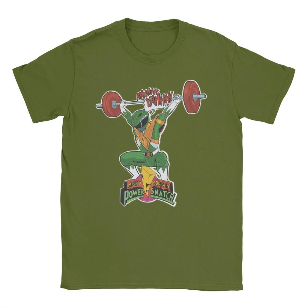 Power Rangers 90s Unisex Unisex T Shirts Humorous Tee Shirt Short Sleeve Round Neck Tshirt Cotton New Arrival Tops