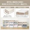 Tenma Fits Case Storage Box, Small Organizer, 22.4cm Wide x 30.7cm Deep x 12.4cm High, Sagging-Resistant Storage Case for Small Items and Clothing, Co