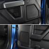 Carbon Fiber Front & Rear Door Speaker Cover Frame Trim Kit for Ford F150 15-19
