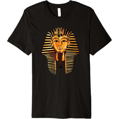 Король Фараон Тутанхамон Король Ту Pharaoh Древнеегипетская Премиум Футболка