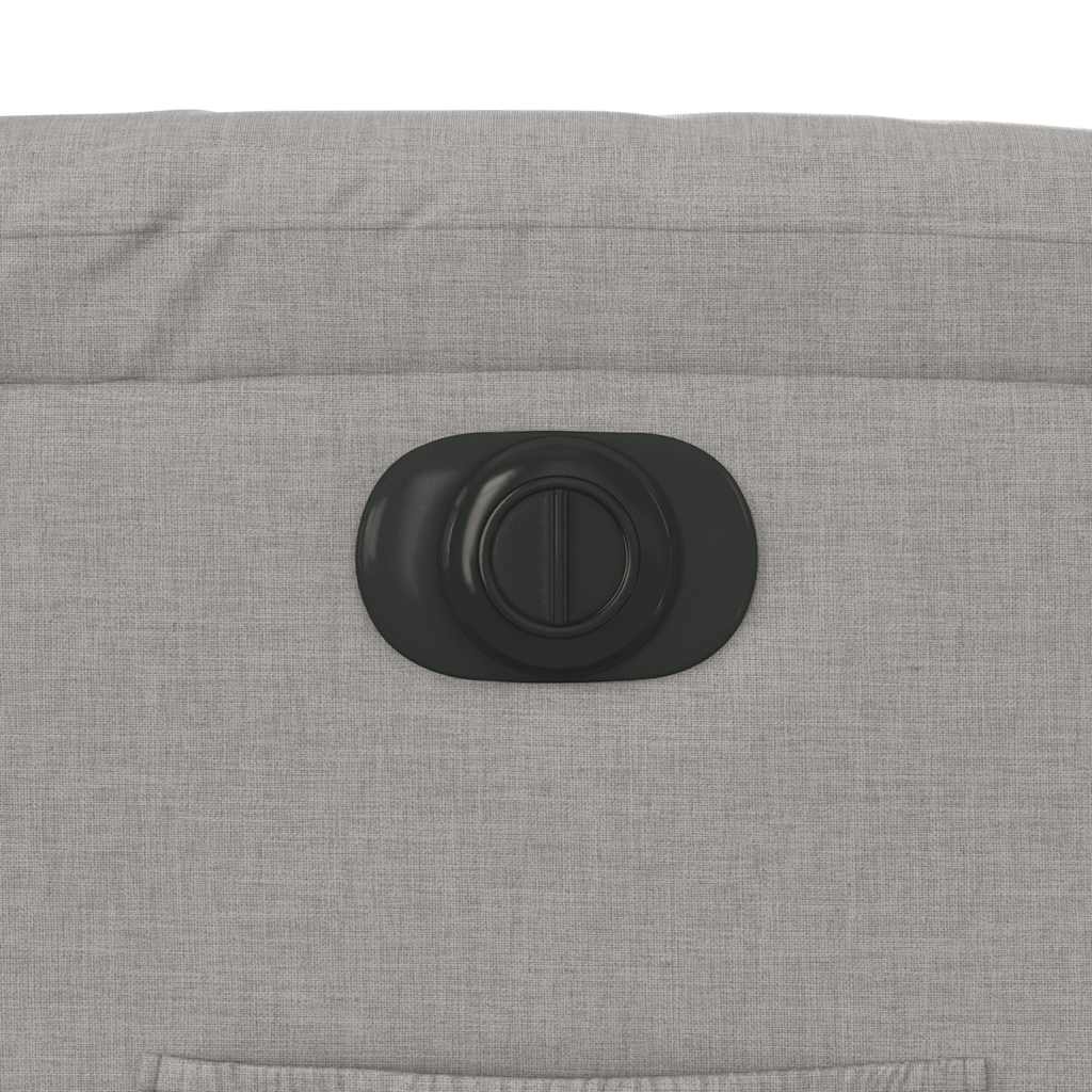 Electric Recliner Chair with Rising Function Cloud Grey Fabric