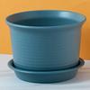 1 комплект, более утолщенный цветочный горшок, надежный полимерный цветочный горшок с креативным волнистым узором для дома