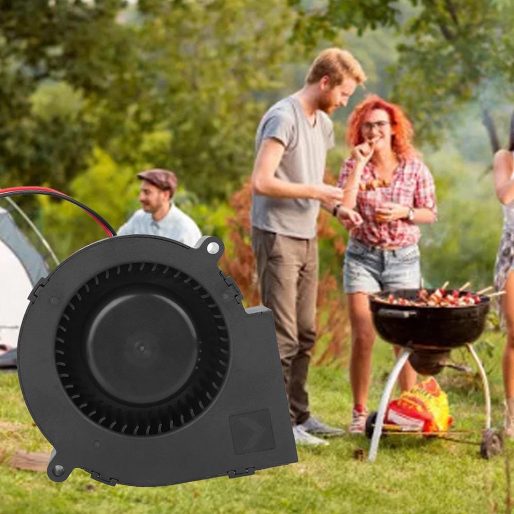 High Airflow Low Noise BBQ Blower Fan PWM Speed Control Turbo Blower Fan BBQ Grill