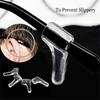 10pairs Tip Holder Glass Accessories Eyeglasses Ear Hooks Transparent Anti Slip Silicone