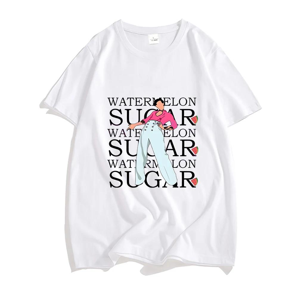 Harrys House Love On Tour T-shirt Unisex Print Shirts 100% Cotton Tshirt Kawaii/lovely Graphic T Shirt Cartoon Aesthetic Clothes