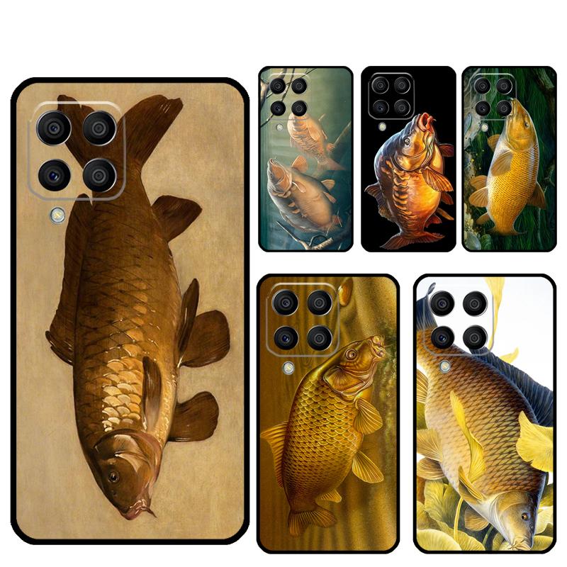 Рыбалка на карпа для Samsung Galaxy M35 M55 M15 M12 M13 M14 M34 M54 M33 M53 M21 M31 M11 M32 M52 M06 M16 Чехол