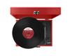 ION Audio Portable record suitcase runs on Vinyl red player, type, built-in speaker, portable, batteries, Transport,