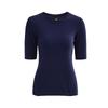 2025 Summer New Arrival Fashion All-Match Simple and Thin Modal Cotton Half Sleeve Round Neck T-shirt Women's Bottoming Shirt Tops