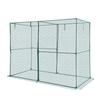 Crop Cage, 2.39 x 1.2 x 1.8 m Plant Protection Tent with Zippered Door, Wind-Resistant Tall Crop Cage, Easy to Install, Outdoor Raised Bed Cover,