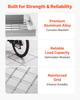 Manhole Cover with Frame, 500 x 500mm Invisible Recessed Septic Tank Access Covers, Aluminum Alloy Embedded Drain Channel Inspection Cover for