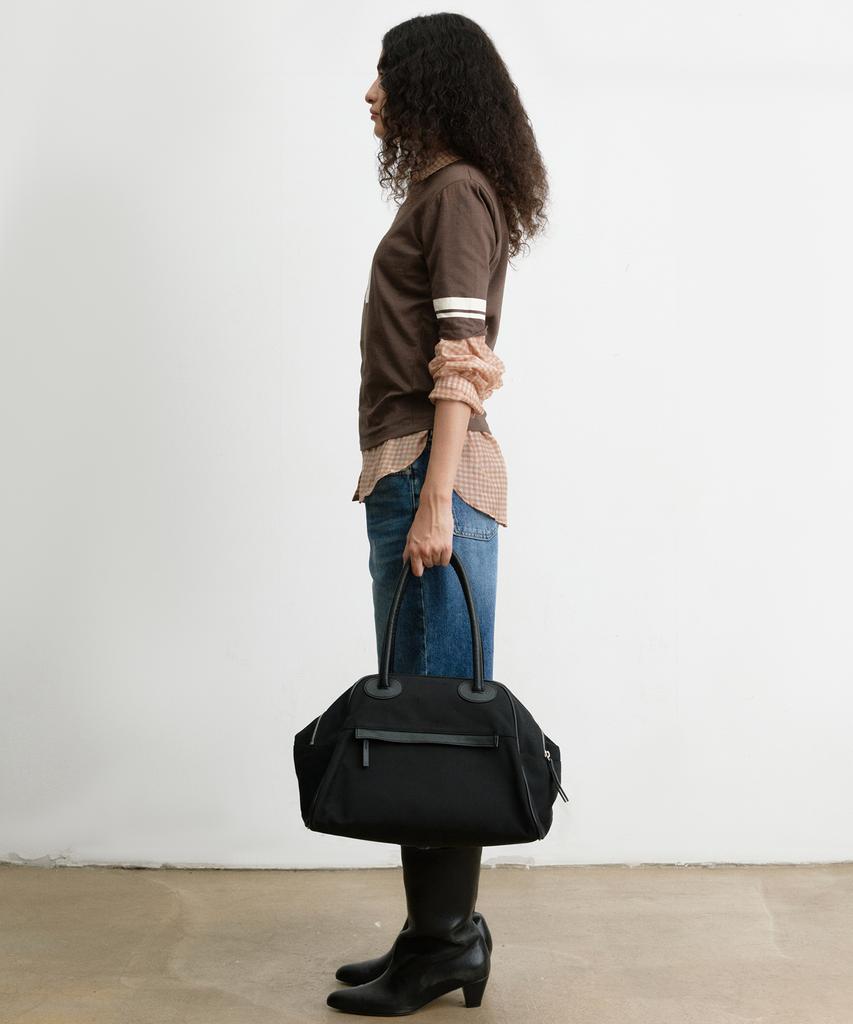 Christine Project Two Zipper Bag Suede Original(Black Pepper)