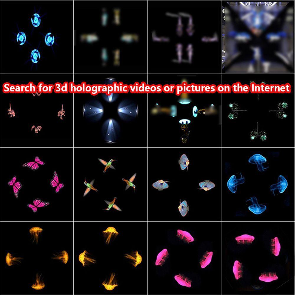 Детская развивающая игрушка, голограммный проектор для смартфона, игрушки STEAM, 3D-голографическая проекция
