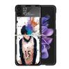 Прозрачный чехол для телефона с принтом Blue Lock Anime для Samsung Z Flip 7 6 5 4 3 Galaxy ZFlip7 ZFlip6 ZFlip5 ZFlip4 ZFlip3 5G Чехол Z Flip 5